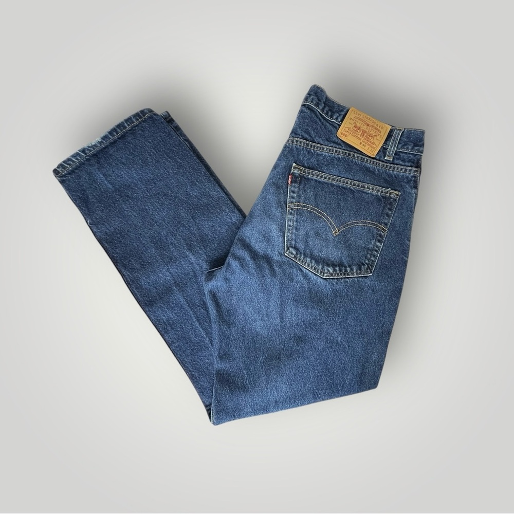 Levi’s 505 Men’s Size 40 X 32 Denim Jeans Regular Fit Straight Leg Medium Wash‎